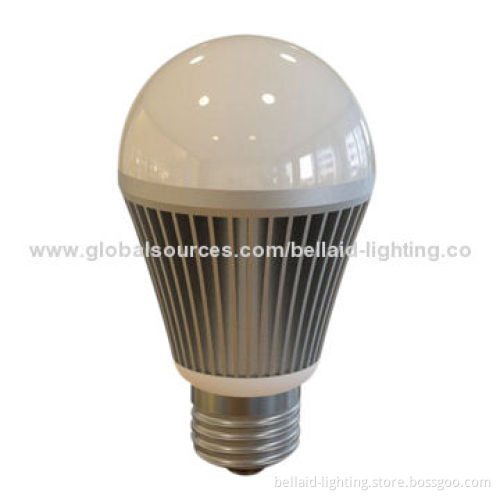 E27 G80 LED globe bulb, 12W power, made of aluminum heat sinking
